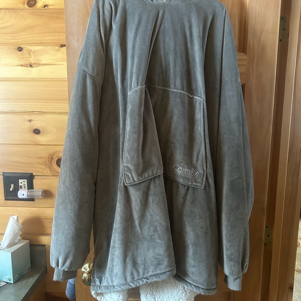 The Comfy Oversized Wearable Throw Blanket with Sleeves & Hood